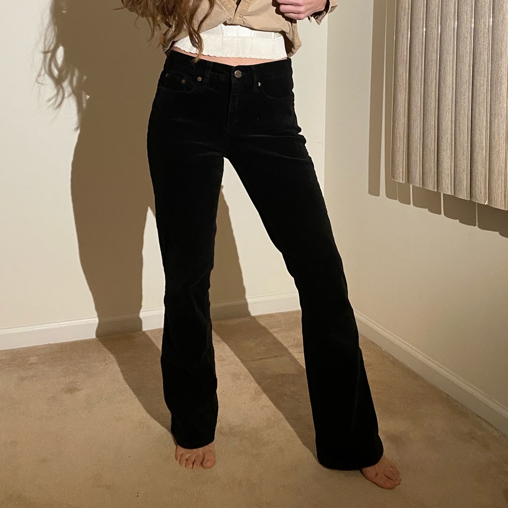 🌐Lauren Ralph Lauren black corduroy pants